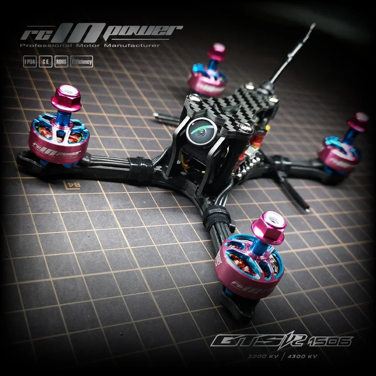 RCINPOWER GTS V2 1506 ブラシレスモータ - Walksnail Avatar Hd Goggles X のレビューと価格