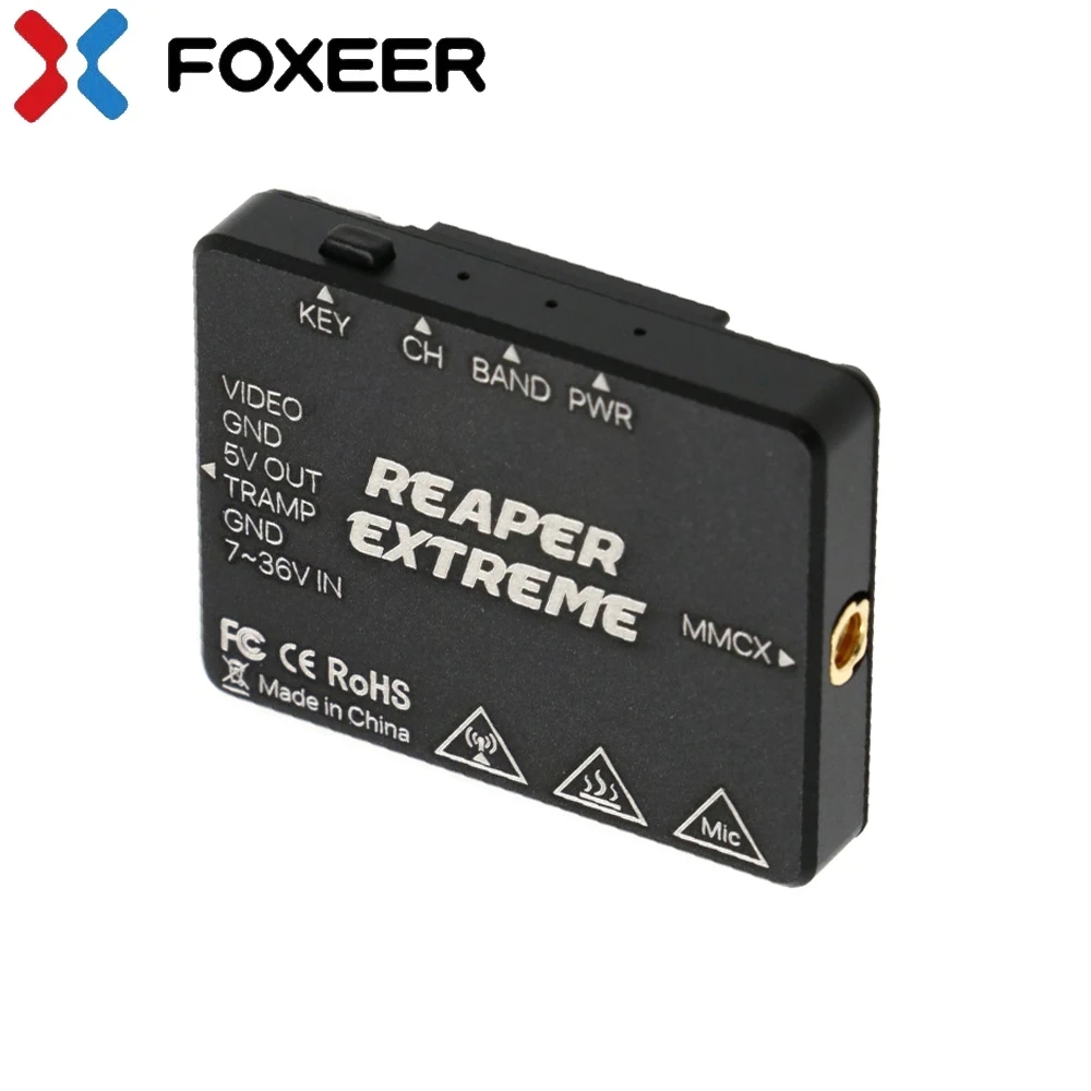 Foxeer-長距離ドローン,5.8g reaper Ext - Foxeer Reaper Extreme 2.5W Vtx のレビューと価格