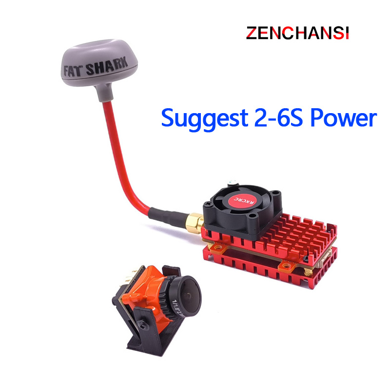 ワイヤレス送信機,範囲20km,5.8g,2w fpv,内蔵 - Skyzone Sky04O Pro Fpv Goggles のレビューと価格